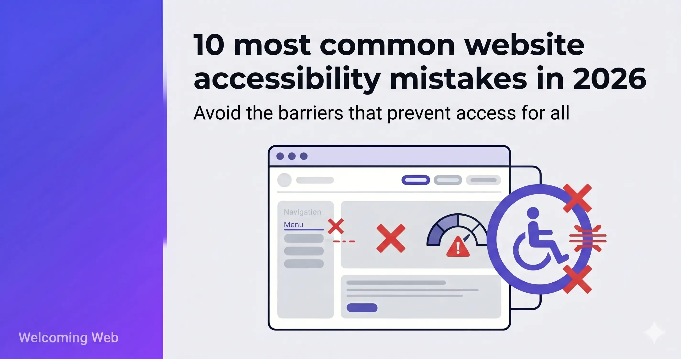 10 most common website accessibility mistakes in 2026