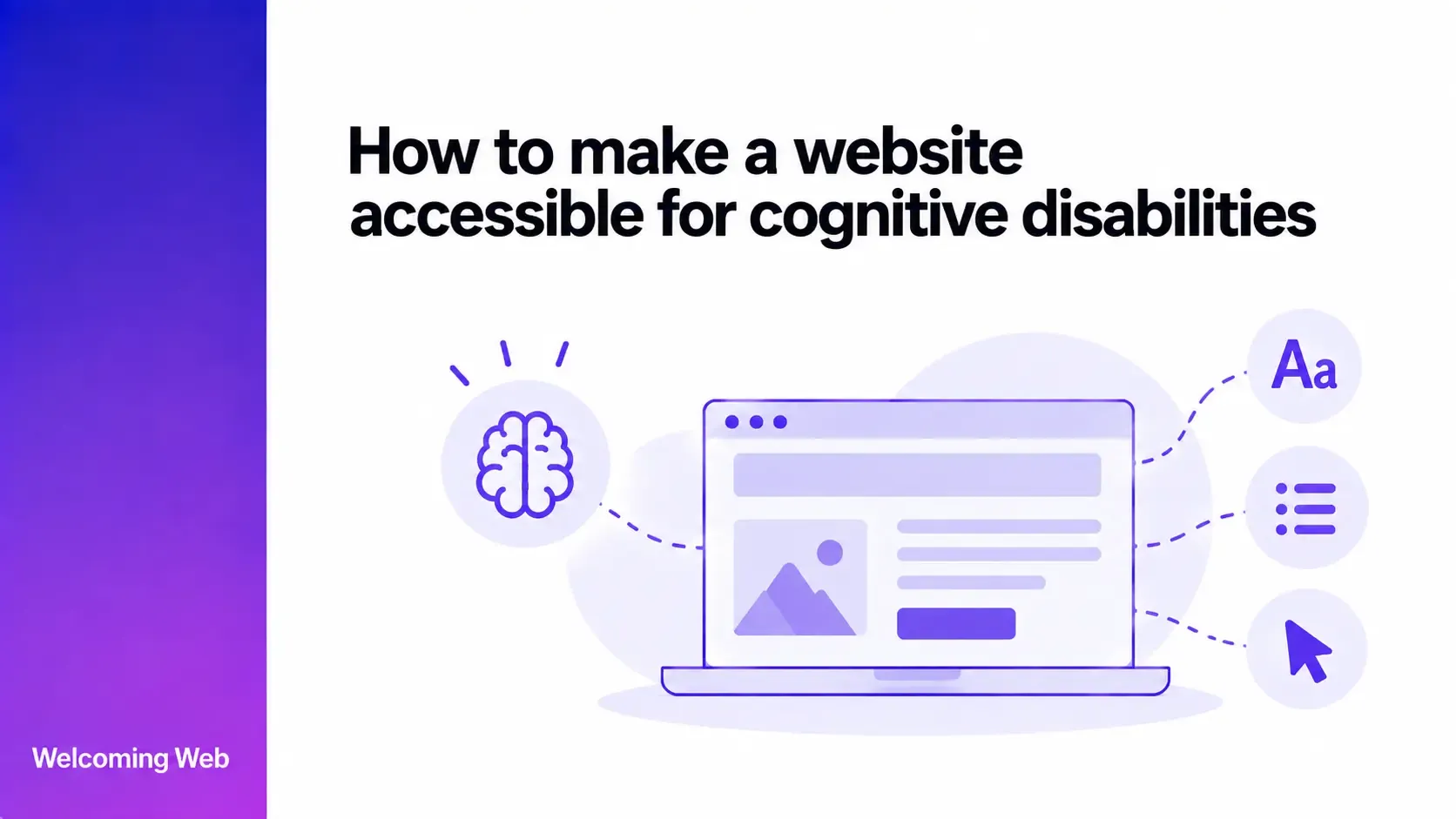How to make a website accessible for cognitive disabilities