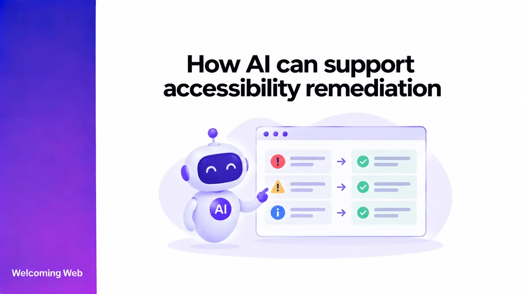 How AI can support accessibility remediation